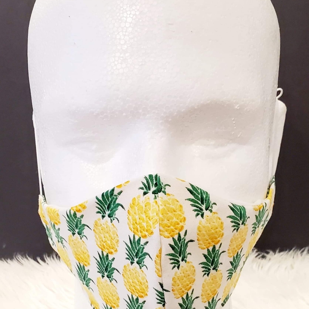 SOLD OUT 3 for $15 Pineapple mask (Bundle & Save) - Picture 3 of 3